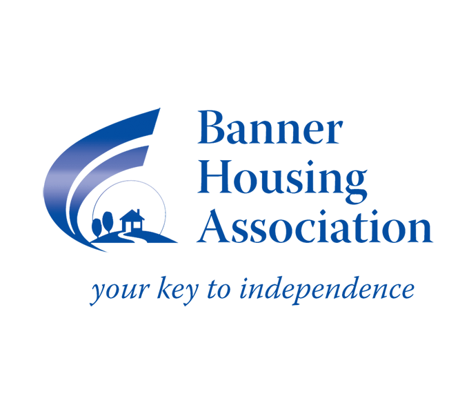 Colm Brennan Portfolio logo design for Banner Housing Association